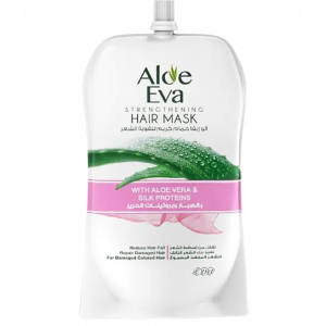 EVA COSMETICS — ALOE EVA STRENGTHENING HAIR MASK POUCH WITH ALOE VERA & SILK PROTEINS 250 GM